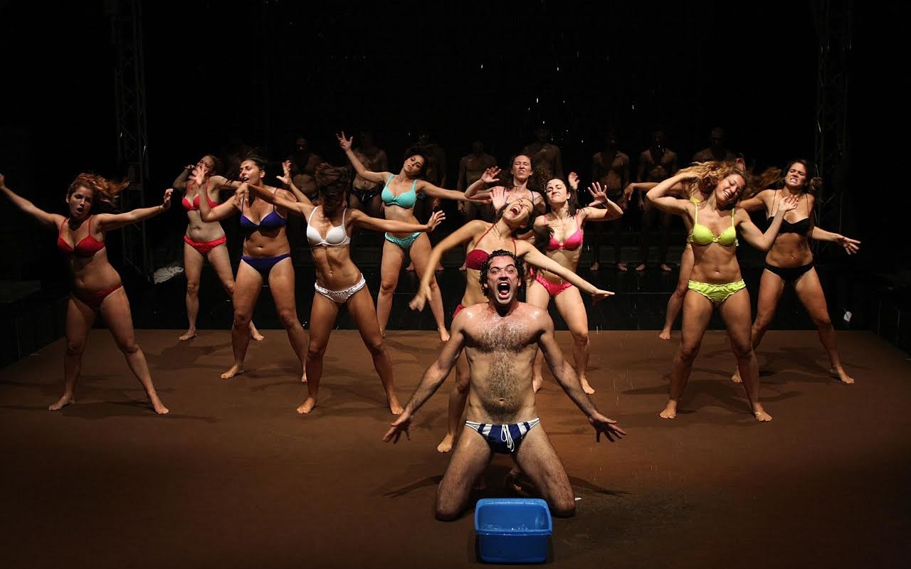PALERMO 15.07.2015 - TEATRO BIONDO: L'ODISSEA DI EMMA DANTE ESEGUITA DAGLI ALLIEVI DELLA SCUOLA DEI MESTIERI DELLO SPETTACOLO.© STUDIO CAMERA/FRANCO LANNINO